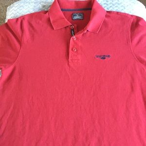 Men’s Lucky Brand red short sleeve shirt